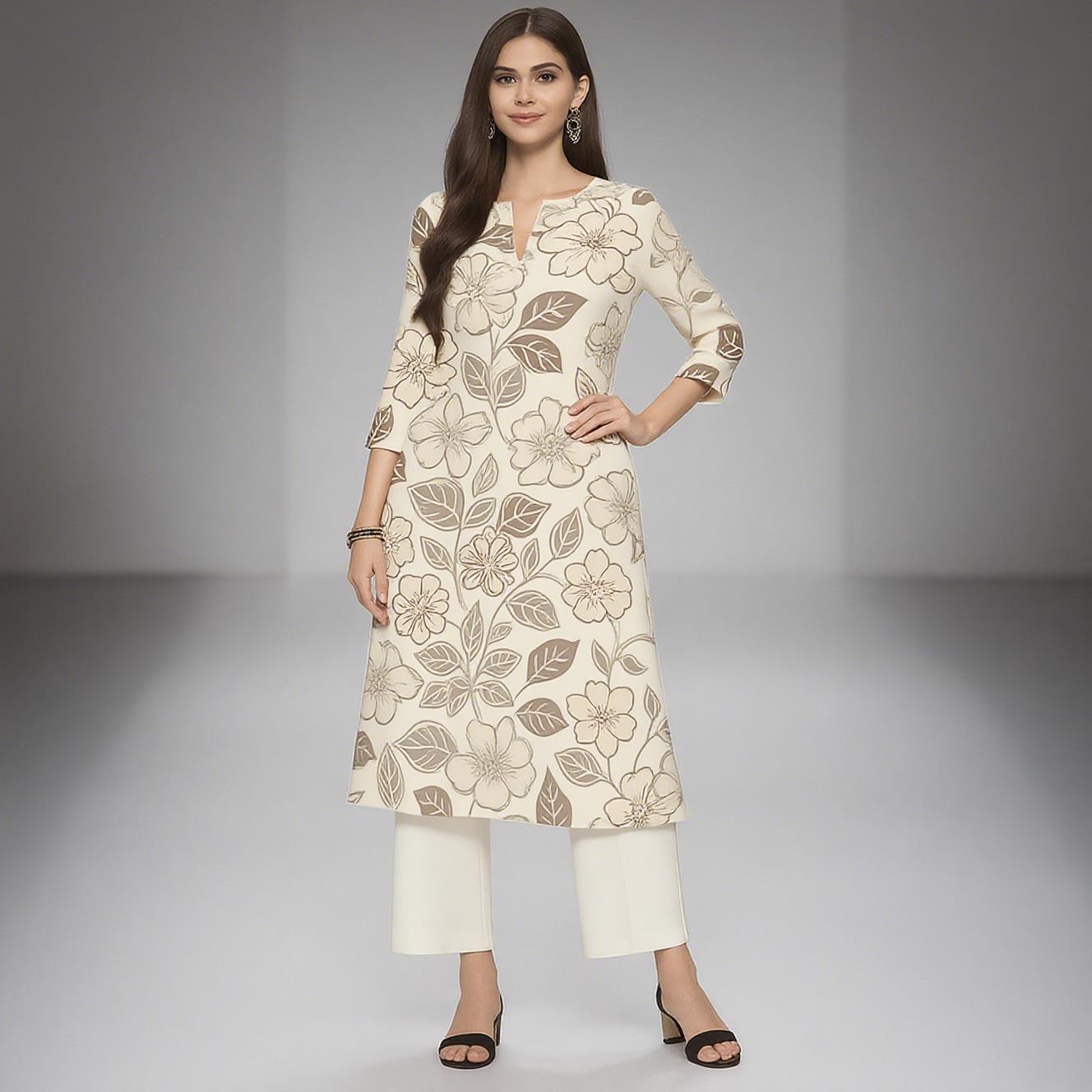 Ethnic Fashion Kurtis - Kurt da donna musulmana, abito alla