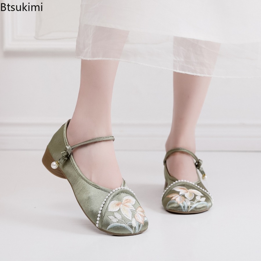 Ethnic Fashion Women - Scarpe da Donna Eleganti con Ricami