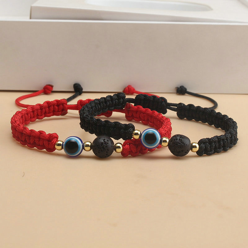 Ethnic Wear Men'S Fashion - Bracciale malocchio stile etnico Bracciale vulcanico