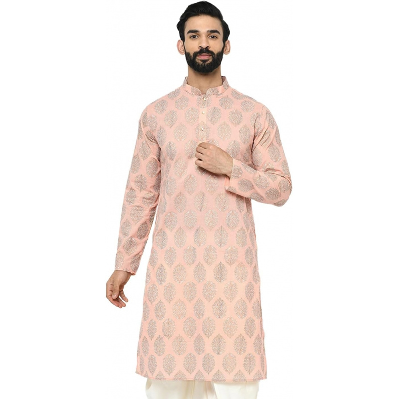 Kurta Men Cotton - Kurta da uomo - Tunica stampata
