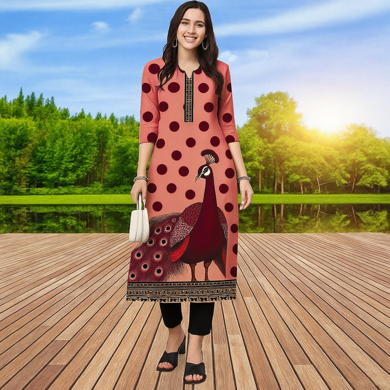 Ethnic Fashion Kurtis - Abito musulmano Kurt da donna moda