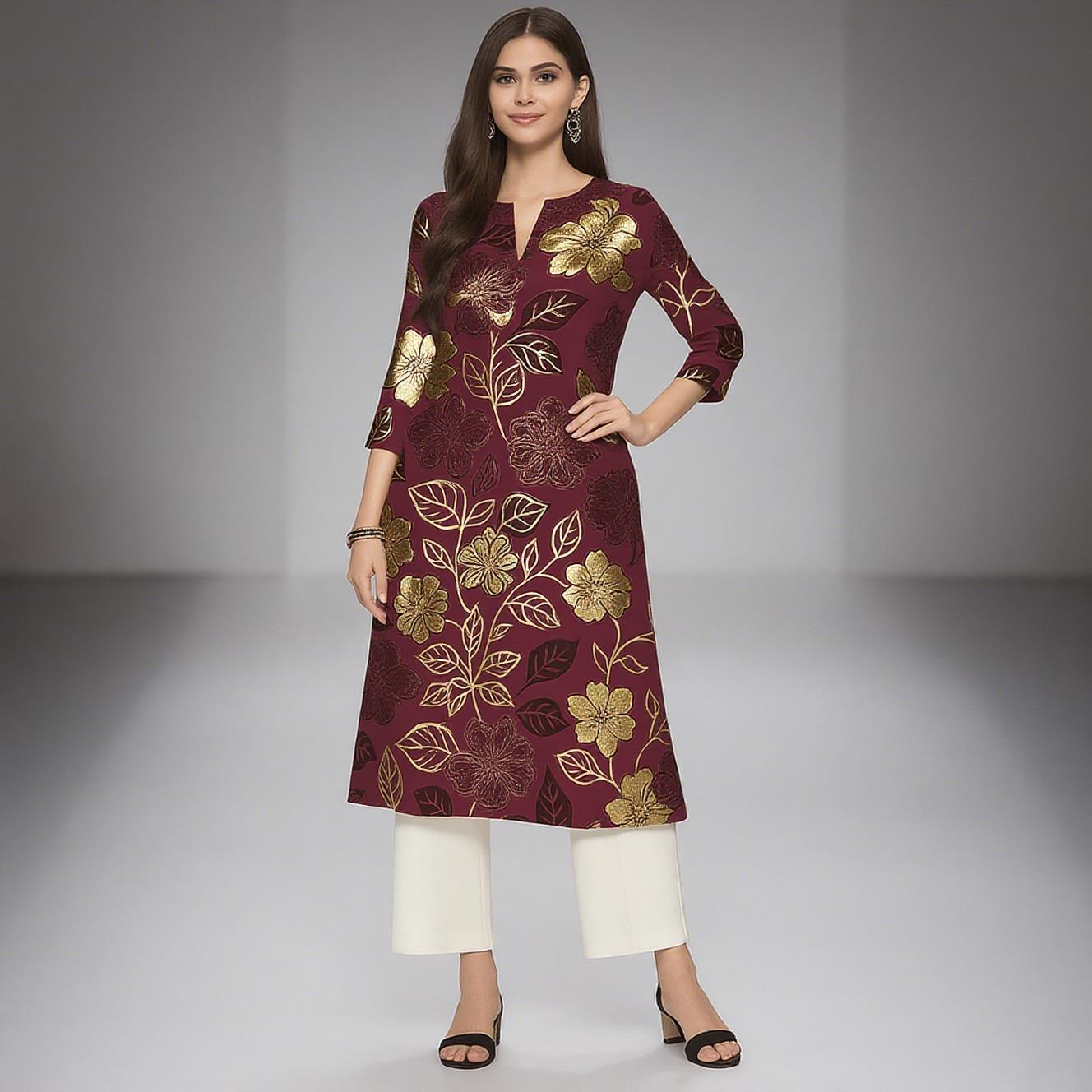 Kurt da donna musulmana, abito - Ethnic Fashion Kurtis recensione e prezzo