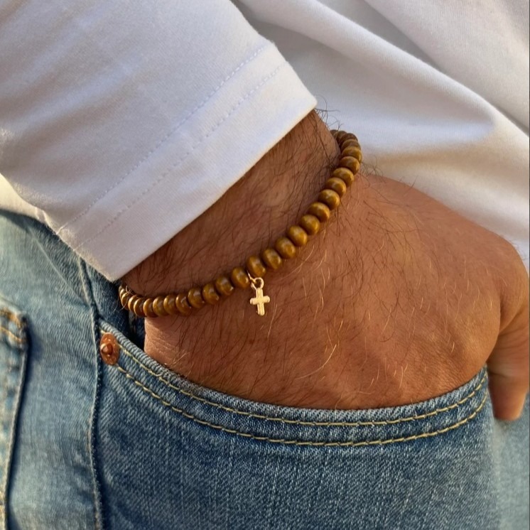 Bracciale con perline in legno - Ethnic Wear Men'S Fashion recensione e prezzo