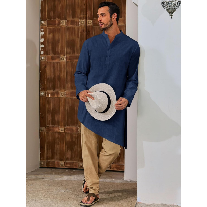 Tunica Kaftan da Uomo in Coton - Kurta Men Cotton recensione e prezzo