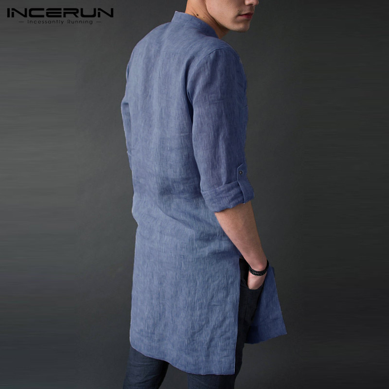 INCERUN Manica Lunga da Uomo M - Kurta Men Cotton recensione e prezzo