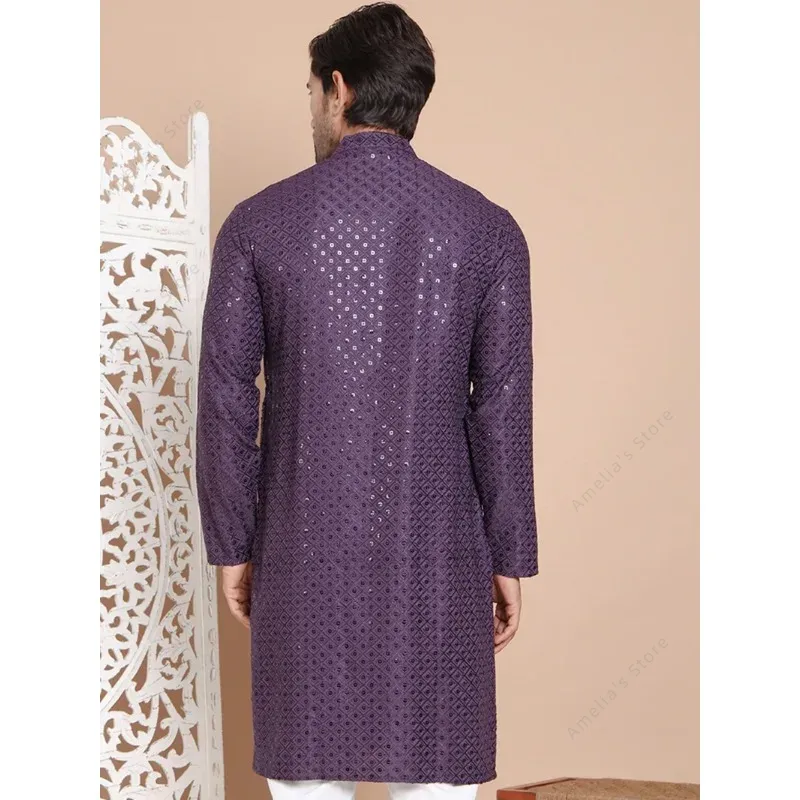 Camicia lunga leggera in coton - Kurta Men Cotton recensione e prezzo