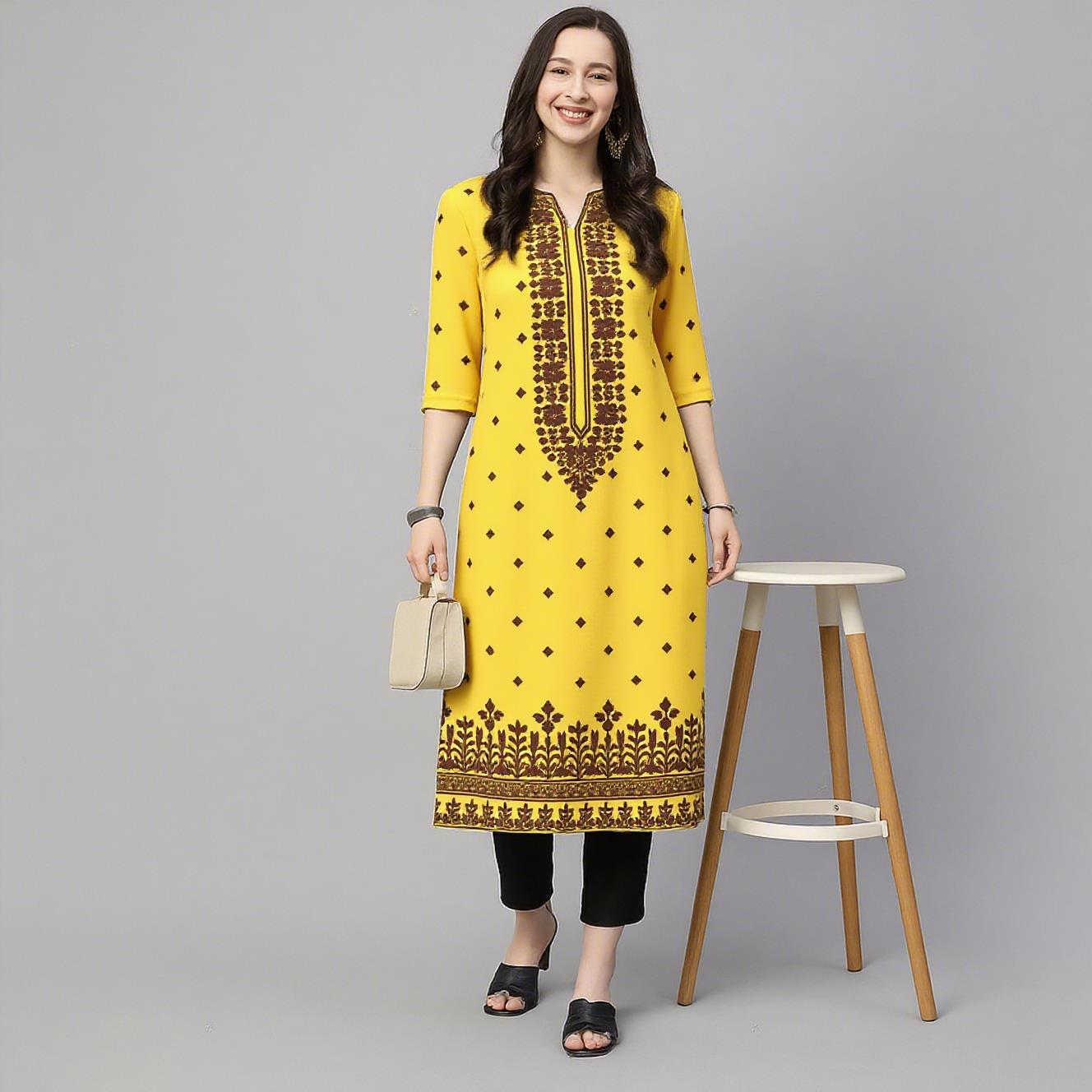 Musulmano Kurt Flowers Moda do - Ethnic Fashion Kurtis recensione e prezzo