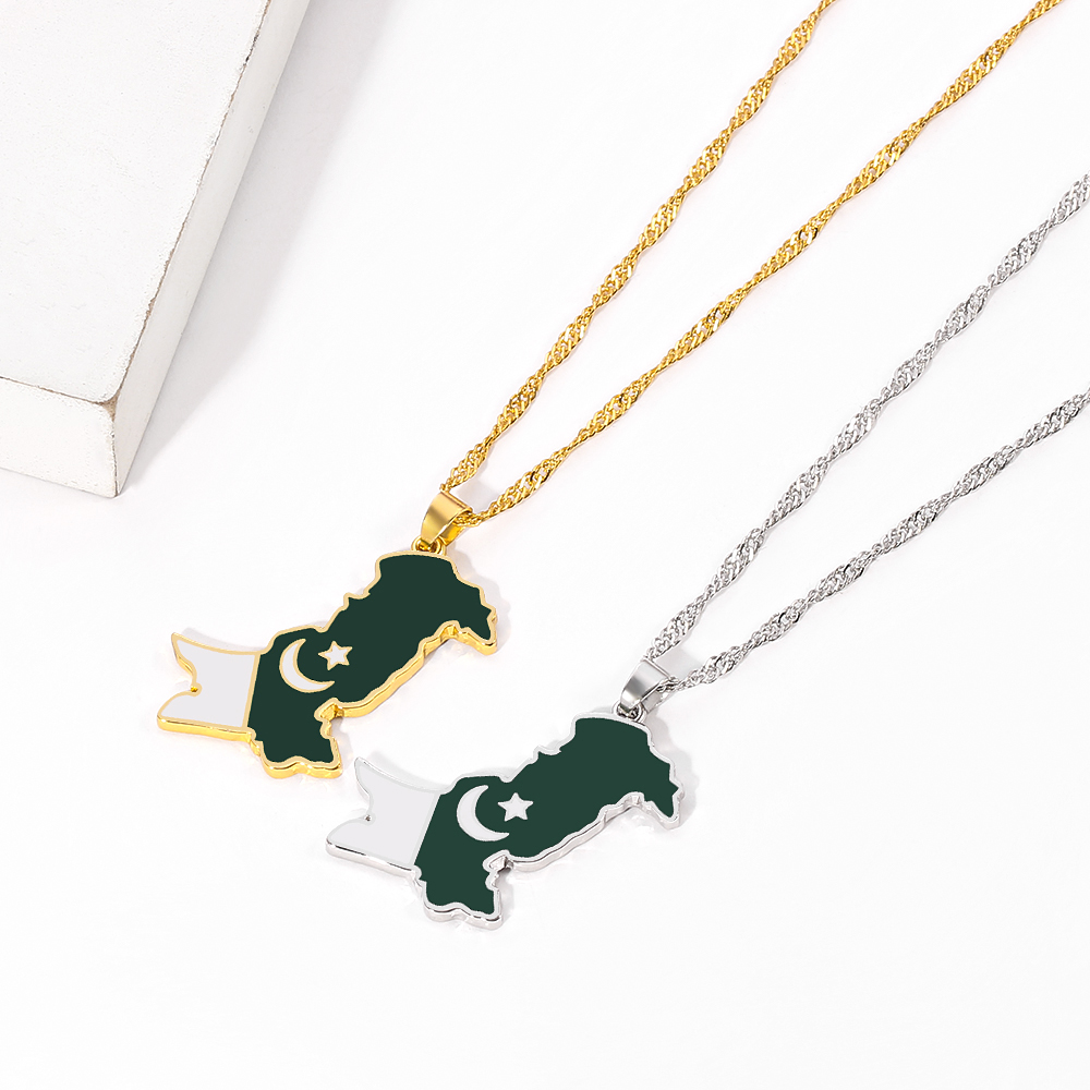 Collana con ciondolo bandiera  - Ethnic Fashion Pakistan recensione e prezzo