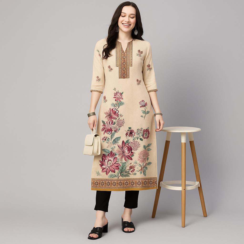 Abito da donna casual musulman - Ethnic Fashion Kurtis recensione e prezzo