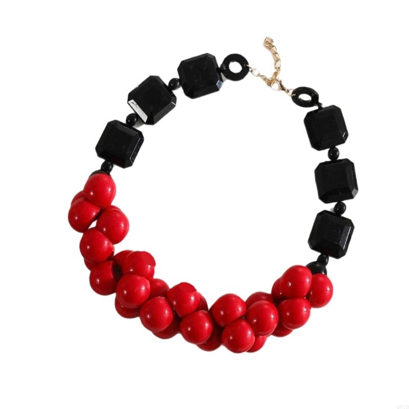 Collana con perline in resina  - Ethnic Wear Fashion Designer recensione e prezzo