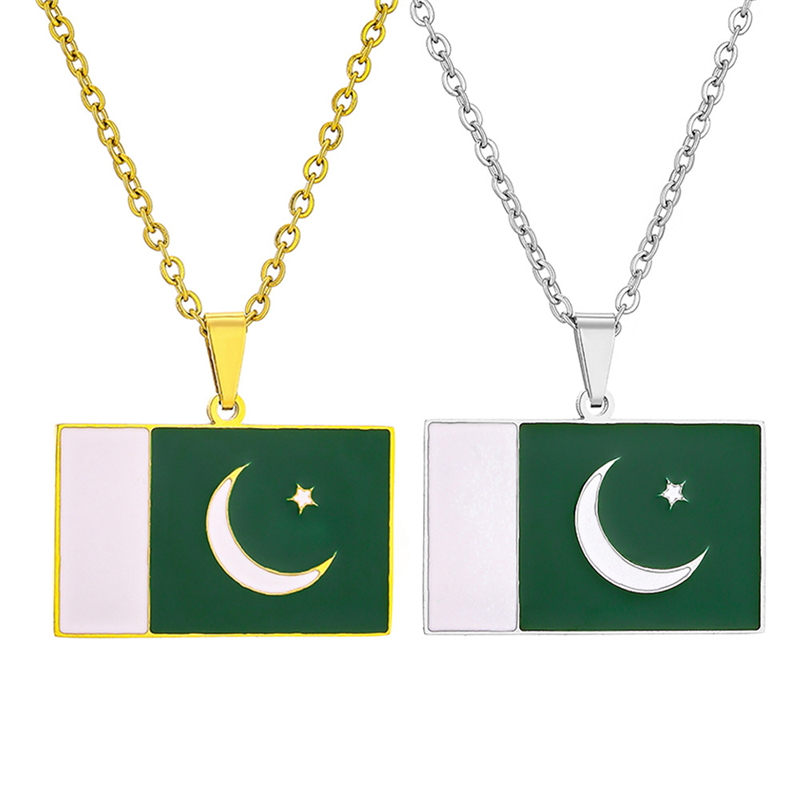 Collana con ciondolo bandiera  - Ethnic Fashion Pakistan recensione e prezzo