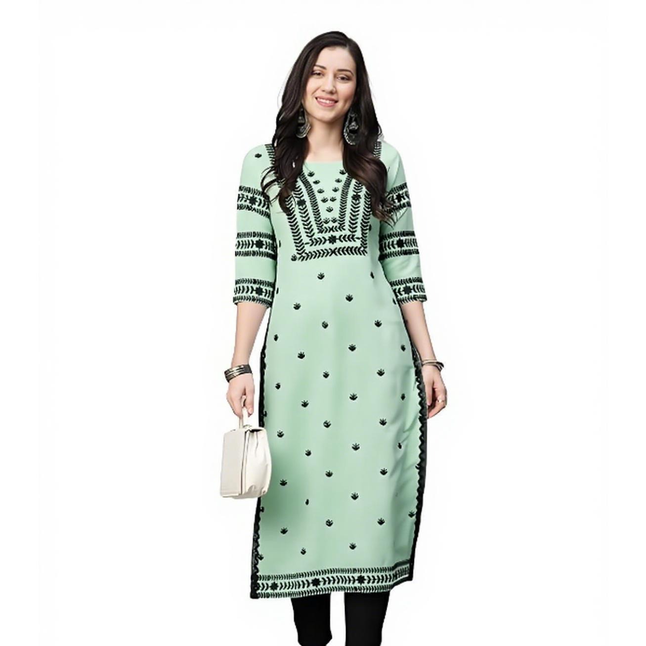 Musulmano Kurt Flowers Moda do - Ethnic Fashion Kurtis recensione e prezzo