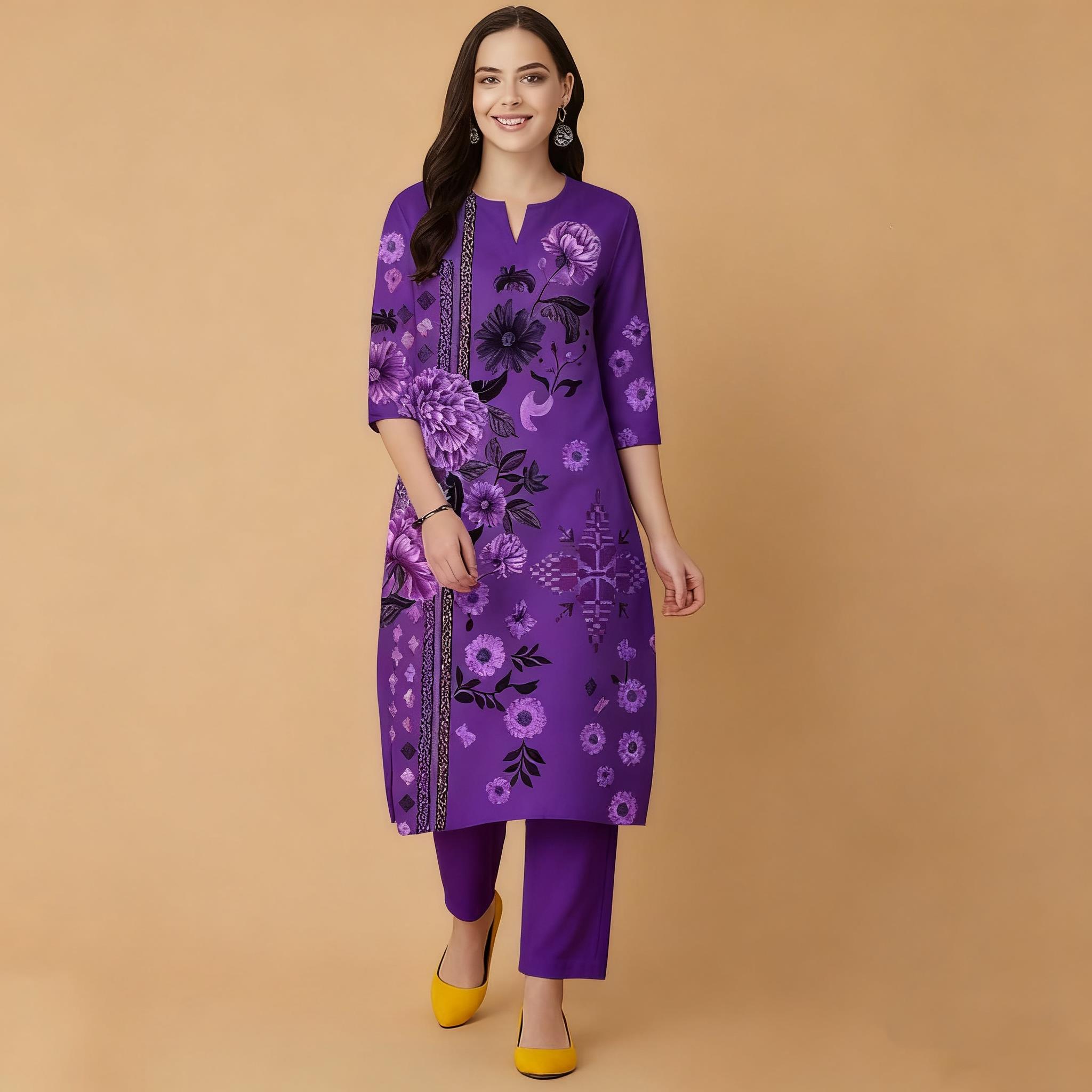 Fiori musulmani Kurt Natale Ab - Ethnic Fashion Kurtis recensione e prezzo