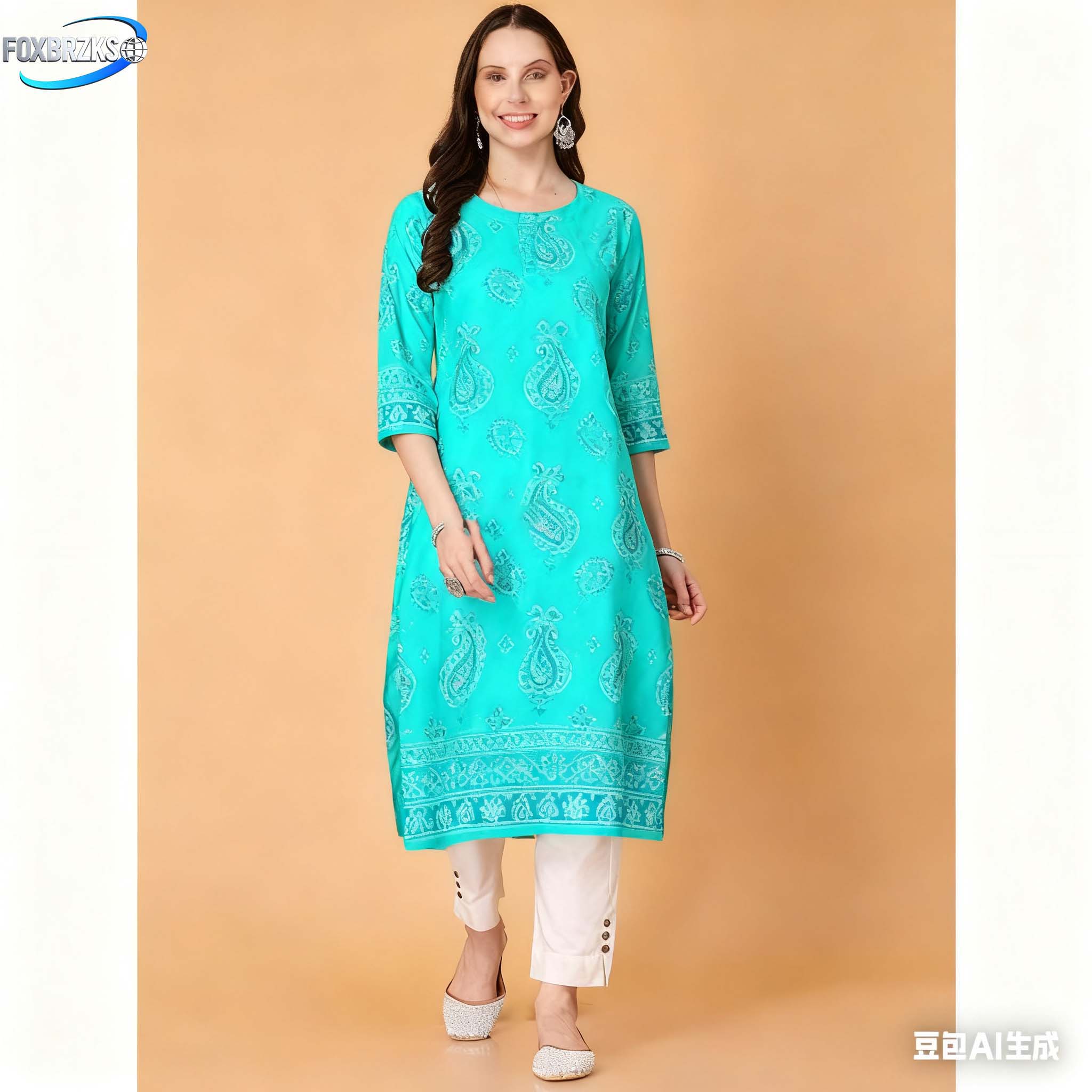 Stile nazionale Kurt Moda donn - Ethnic Fashion Kurtis recensione e prezzo