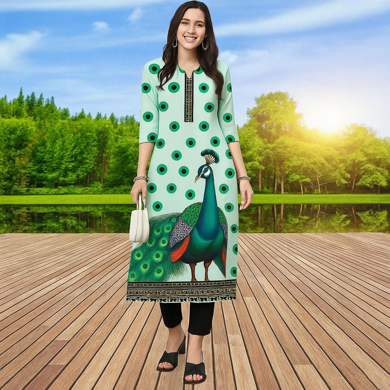 Abito musulmano Kurt da donna  - Ethnic Fashion Kurtis recensione e prezzo